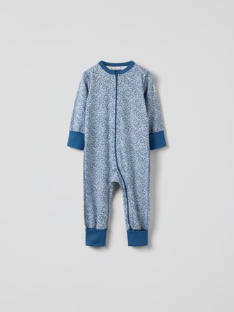 Polarn O. Pyret - Pajama overall Liberty - 50|56 - Childrenswear - blue