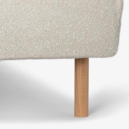 Sergel Pied fin en bois 14cm - Natural