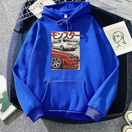 Jdm Mix Crx Hoodie Integra Garage Sweatshirt Vintage Comic Print 90-tal 2021 Vintertröjor Japansk Streetwear Lounge Wear Hoody Wram