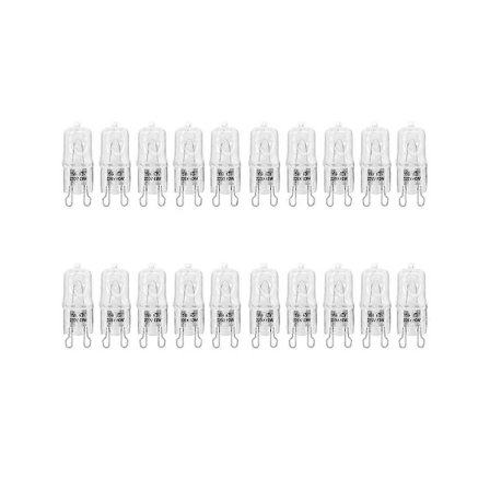 G9 Ovnlys Højtemperaturbestandig Holdbar Halogenpære Lampe til Køleskabe Ovne Blæsere 40W