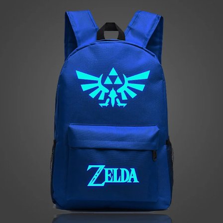 Anime Legend of Zelda Mochila Skolväska Självlysande Student Ryggsäck Stil 3 Stil 12