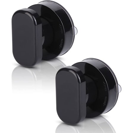 2 stk. sugekop dørhåndtag, sugekop trækhåndtag, Bay Wi