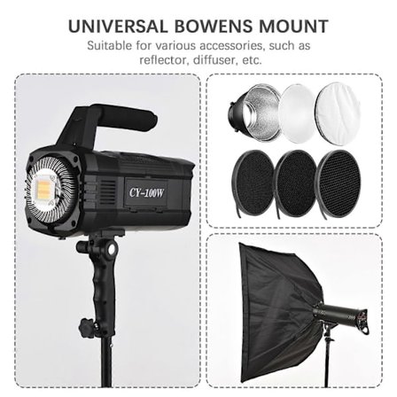 Godox SL-60W LED-videovalo - Akkukäyttöinen studiovalaistus kuvaamiseen ja valokuvaukseen