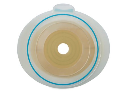 Coloplast SenSura Mio Flex Elastisk hudplate, 105510, Kleberkobling, hullstørrelse 10-33 mm, u/belteører, 5 stk.