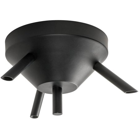 Airam - Takkopp Wirkkala for 3 lamper Svart