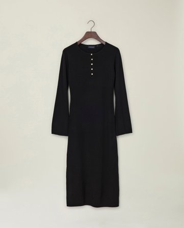 Lexington Strikket kjole i merinoullblanding