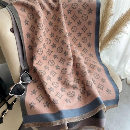Pashmina Kvinders Efterår Vinter Tørklæde Tæppe Wrap Sjal Stole Varm Blød Pink 180*65cm