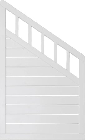 Jabo Salvia 2 Skärm 90 x 150 cm, vit, Utemiljö