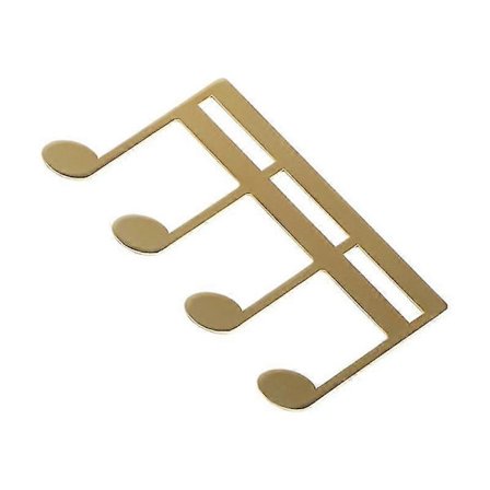 Musikkbok Clip Pianobok Holder Bokstativ Noteklemme Noteholder Gull