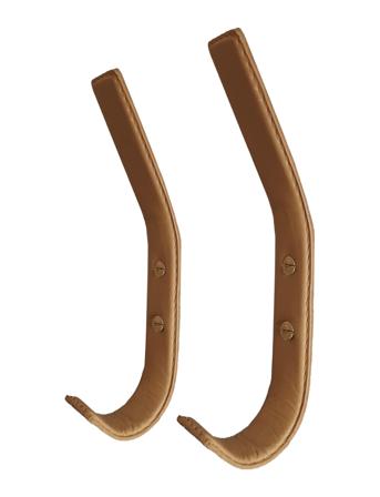 Leather Coat Hook, 2 Pcs Home Storage Hooks & Knobs Brun Nordic Function
