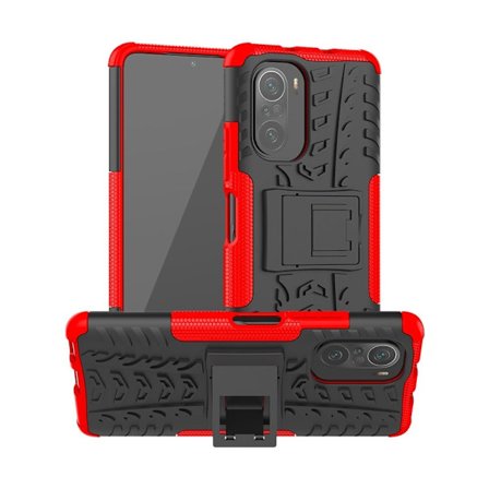 Offroad Xiaomi Mi 11i / Xiaomi Redmi K40 Pro Plus / Xiaomi Redmi K40 Pro / Xiaomi Redmi K40 / Xiaomi Poco F3 skal - Röd