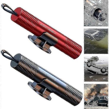 2025 Sikkerhedshammer Nødhammer med Glasbryder Sikkerhedsselekniv til Brug Under Vand