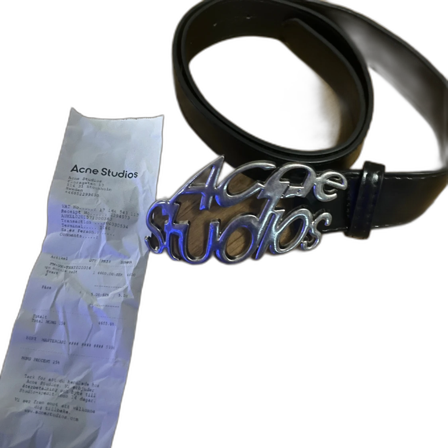 Acnestudios bälte 105 cm