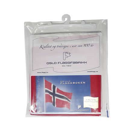 Oslo Flaggfabrikk Norsk Flagg 75 cm