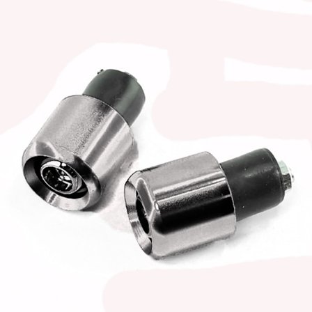Moottoripyörän ohjaustangon pääty ohjaustangon kahvat Cap TITANIUM