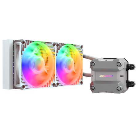 COUGAR CPU Wasserkühlung Poseidon Ultra 240, ARGB, Weiß