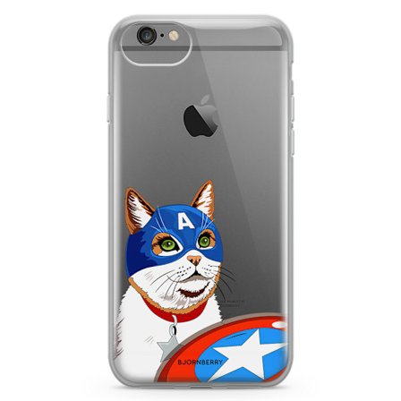 Bjornberry Skal Hybrid iPhone 6/6s - Kapten Katt