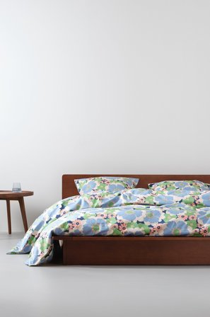 Jotex - Dynetrekksett Dobbeltseng Økologisk Blå - FRIDA - Kjøp Dobbeltseng hos Jotex