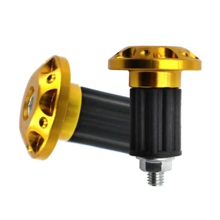 1pari 7/8" moottoripyörän tärinää vaimentava ohjaustangon päätytulppa kädensijan cap alumiinia