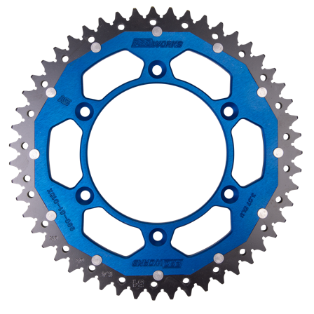 Zębatka Tylna Proworks Interlink Niebieska - KTM 530 EXC-R 2008-2011