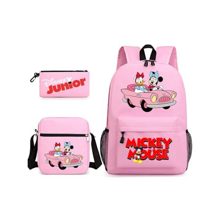 Mickey Mouse Student Ryggsäck Tredelad Set3