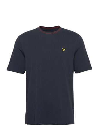 Branded Ringer Tshirt T-shirts Short-sleeved Blå Lyle & Scott
