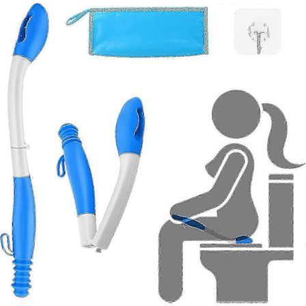 Bærbar og hygienisk sammenleggbar rumpevisker for personlig rengjøring