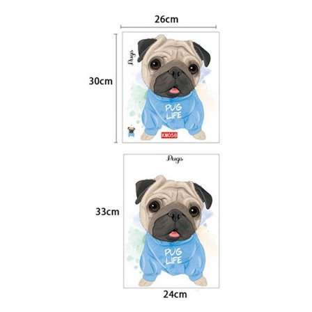 Hundetoilet-klistermærke Vægskilt STYLE 4 STYLE 4