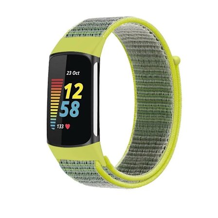 Rem för Fitbit Charge 5 Smart Watch Tillbehör Sport Nylon Loop Armband Armband Correa Pulsera för fitbit Charge 5 Band