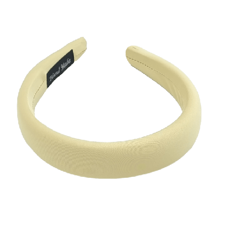 Complement Diadem Satin 3 Cm Hårband Dam Gul