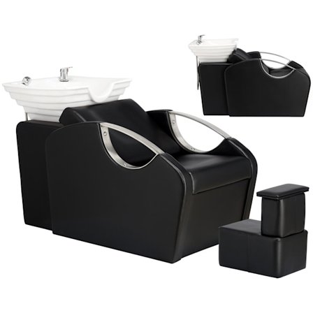 Tvätta tvättmaskin frisör barberare Molo till frisörsalong barberare keramikfat armatur batteri duschhuvud