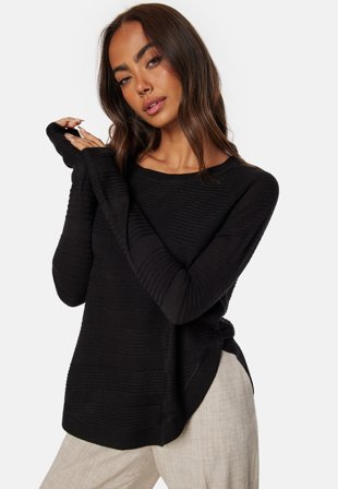 ONLY Caviar L/S Pullover Knit Black Klær