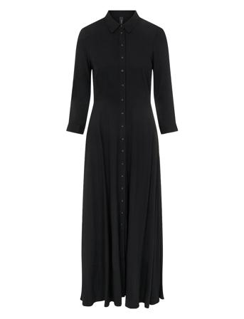 Yassavanna Long Shirt Dress S. Black YAS