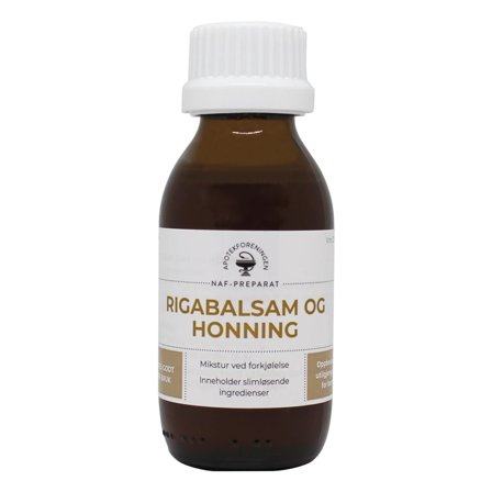 NAF Rigabalsam og honning NAF mikstur, 100 ml