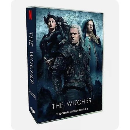 The Witcher: Koko sarja kaudet 1-3 (DVD, 9-levyn paketti) englanninkielinen versio