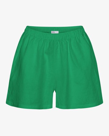 Linen Shorts - Kelly Green