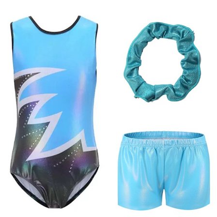 Gymnastikdragter til piger, glitrende danseunitarder, biketards, aktivt tøj til piger