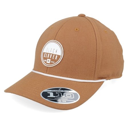 Black Clover - Brun adjustable Kasket - Black Clover Brooks 2 Adjustable @ Hatstore