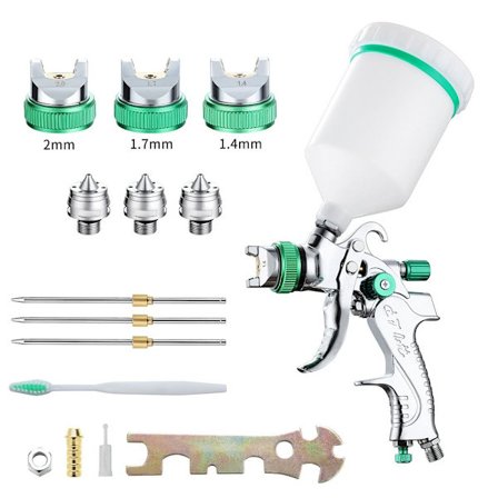 Spray Paint Gun Paint Sprayer Kit GRØNN