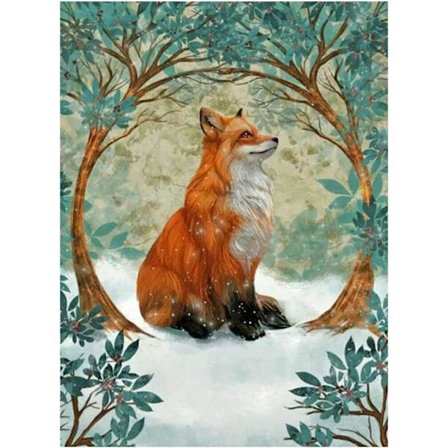 30*40cm 5D timanttimaalaus, pyöreä timantti, eläimet, anime, Di