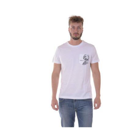 Versace Jeans Couture - T-shirts - Vit - Herr - Storlek: 2xl, Herr, Storlek: 2XL