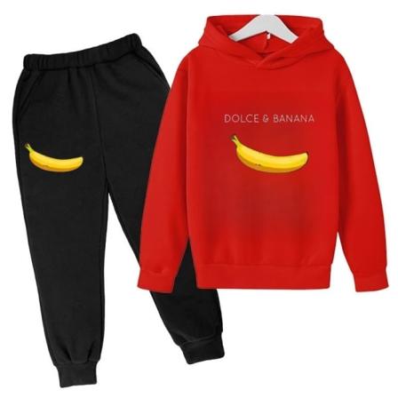 Dolce And Banana Vår och Höst Barn Pojkar och Flickor Casual Topp + Byxor 2-delad Tjejkostym 3-13 år Utomhusdräkt picture color7 140(125-135cm)