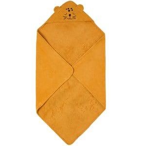 Buddy & Hope Yellow Leopard Bath Cape One Size - Textile - One size - Yellow - Junge