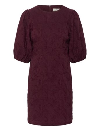 Slmaybel Zazu Dress Burgundy Soaked In Luxury