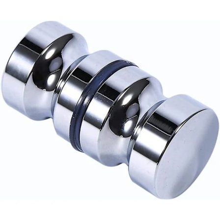 Dørhåndtak Aluminium Legering Dia Enkelt Glassdørhåndtak Baderomsskap Dusjhåndtak Med Skruer