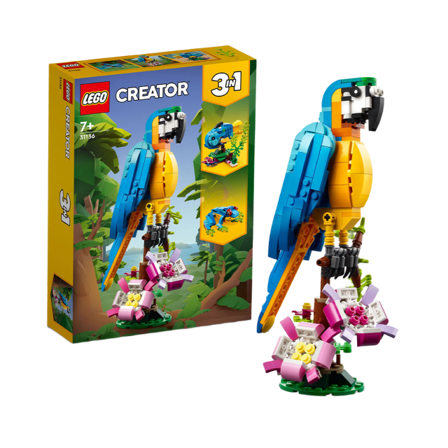 LEGO Creator Exotisk papegoja 31136 Byggset Byggsatser Unisex ONESIZE