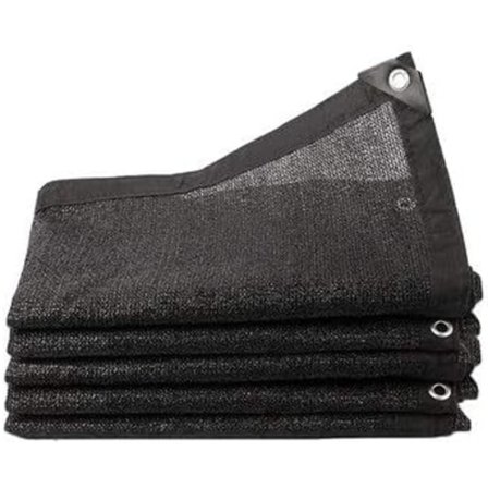 Pin Skygge Netting 80% Forsterket Skygge Seil Tykk Vindtett Drivhus Netting med Øyemutter for Plantedekke/Drivhus/Hage/Pergola (3m x 4m)