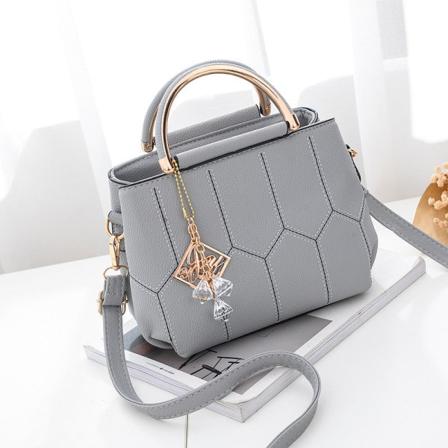 Kvinder Dame Håndtaske Skulder Crossbody Taske All-Match Håndtaske 197 light gray