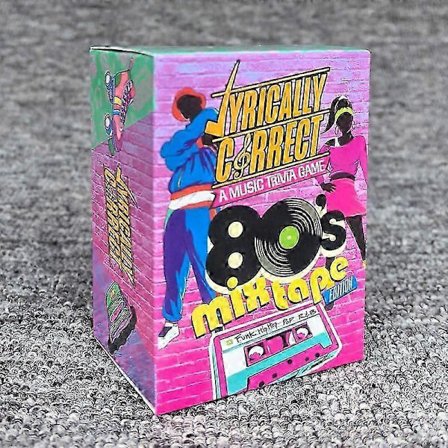 Lyrically Correct Musiikkitietovisa korttipeli ystäville aikuisille perheille juhliin peli-iltoihin