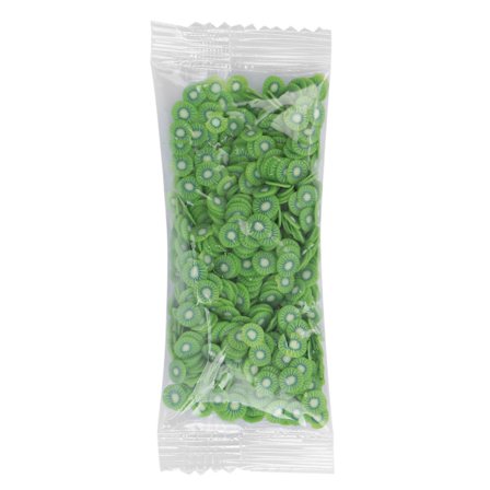 Fruktformede neglkunstskiver Polymerleire neglkunst Mobiltelefonbriller Dekorasjonstilbehør 10g/pakke Kiwi-frukt